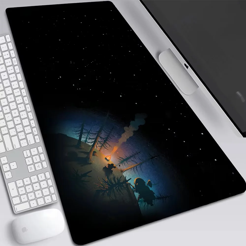 Outer Wilds Large Gaming Mouse Pad Computer Laptop Mousepad Keyboard Pad Desk Mat PC Gamer Mouse Mat Silicone Office Mausepad