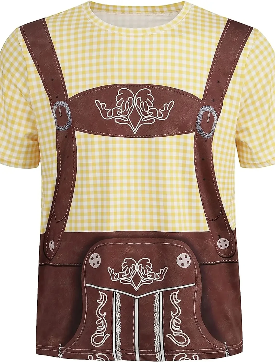 Oktoberfest Beer Bavarian T-shirt Lederhosen Anime Graphic T Shirts For Men Harajuku Casual Unisex 3D Print Tops Ropa Hombre