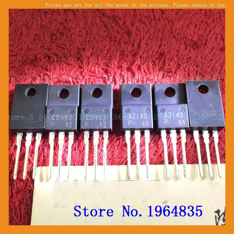 2pcs/lot=a pair 2SA2140 2SC5993 1.5A 180V