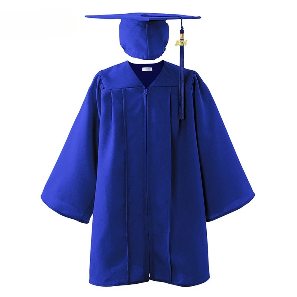 

2026 New Kids Graduation Gown Woven Doctoral Suit Kindergarten Primary School Bachelor Costume