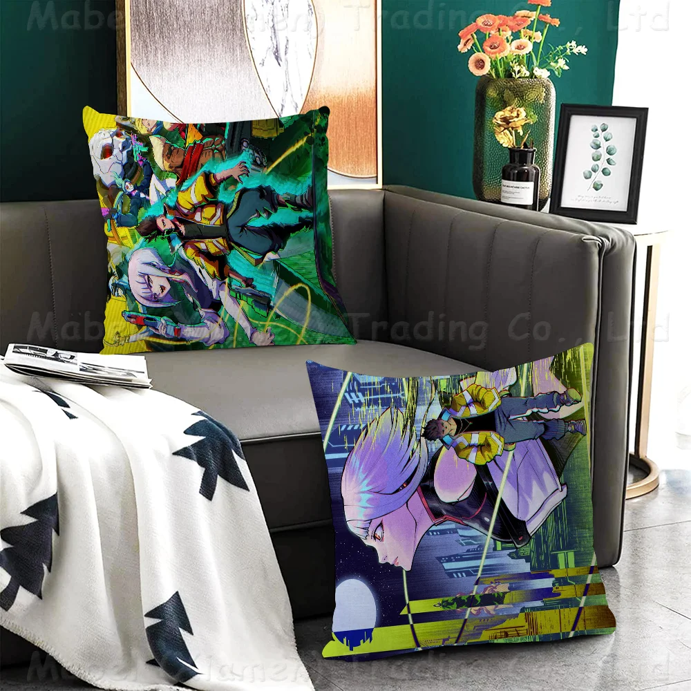 Anime C-Cyberpunk Pillowcases Home Bedding Decorative Pillow Cover Wedding Super Soft Pillow Case