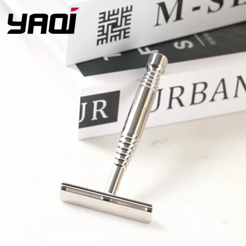 

YAQI Romulus Razor With Magnet 66g Stainless Steel Design Travel Shaver for Men,Hypoallergenic Adjustable Travel Shaving Tool