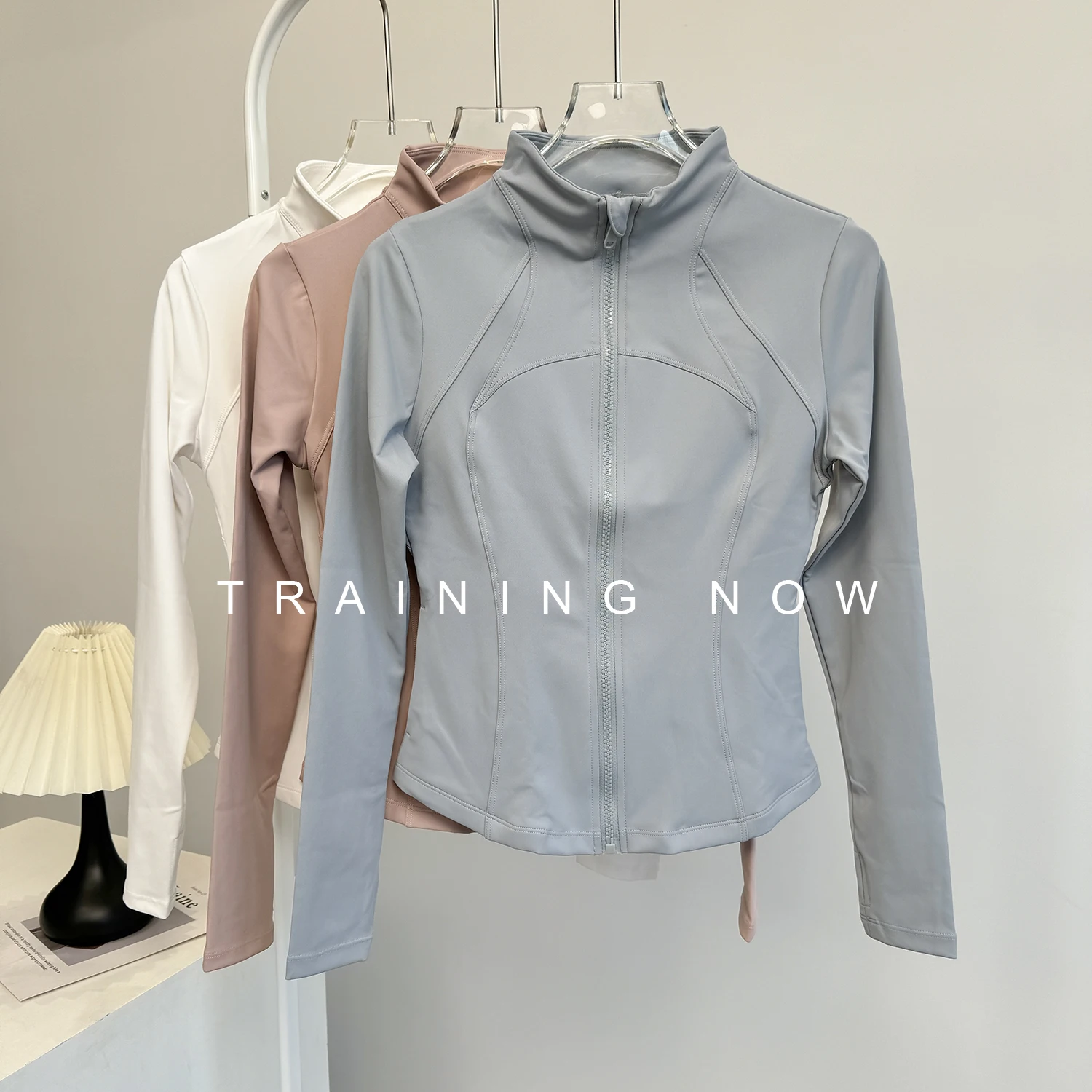 

Sports coat women's autumn slimming yoga exercise fitness long-sleeved 2025 new running and cycling cardigan