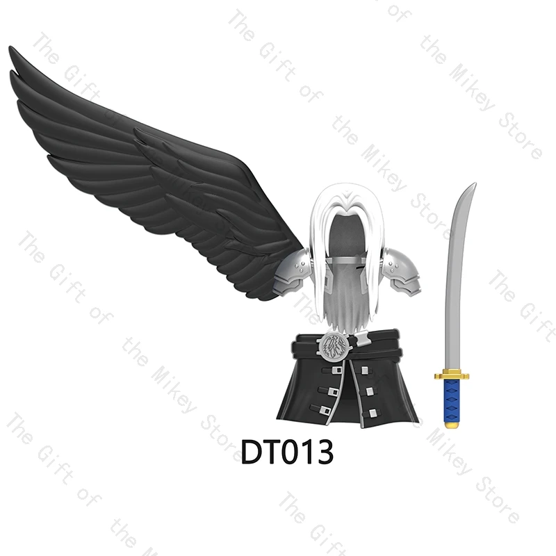 DT8903 Hot Game FF Anime Cartoon Mini Action Figure Karakters Bouwstenen Accessoires Wapens DIY Bricks Speelgoed voor Kid Geschenken