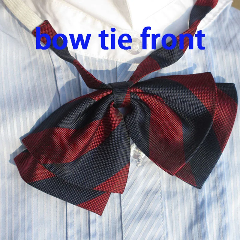 Women bowtie uniform dress accessories adjustable butterfly bow tie girl femal school bank hotel steward small tie cravatte