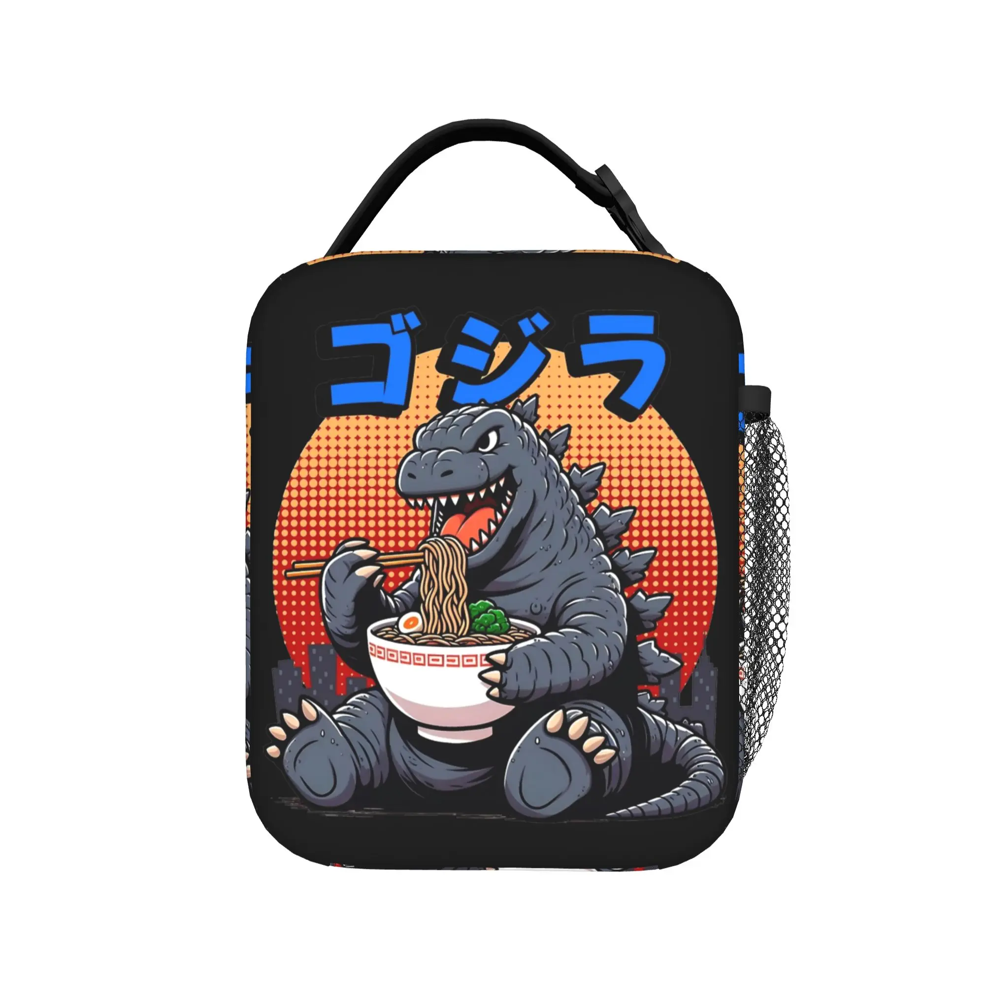 Monster G-Godzillas Thermal Insulated Lunch Bags for Work  Portable Food Bag Cooler Thermal Lunch Boxes