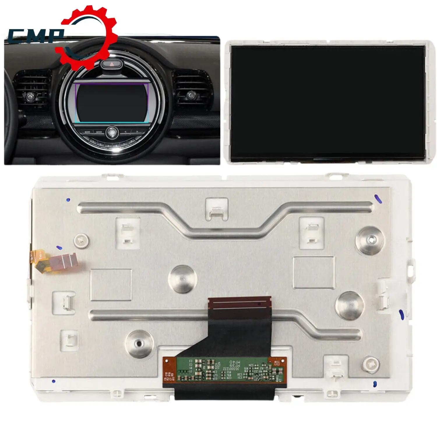 

1Pcs 6.5 Inch LCD Screen Display Head Unit Nav Media For BMW Mini Cooper X1 F48 X2 F39 X3 i3 X4 X5 E70 BM9279424 BM927942401Z