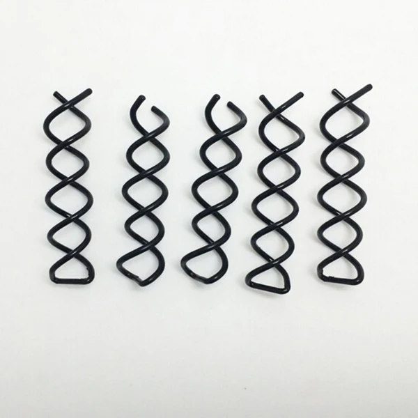 

8 Pcs Hair Iron Hairpin Bangs Barrettes Clips for Spiral Hairpins Round Head Bride