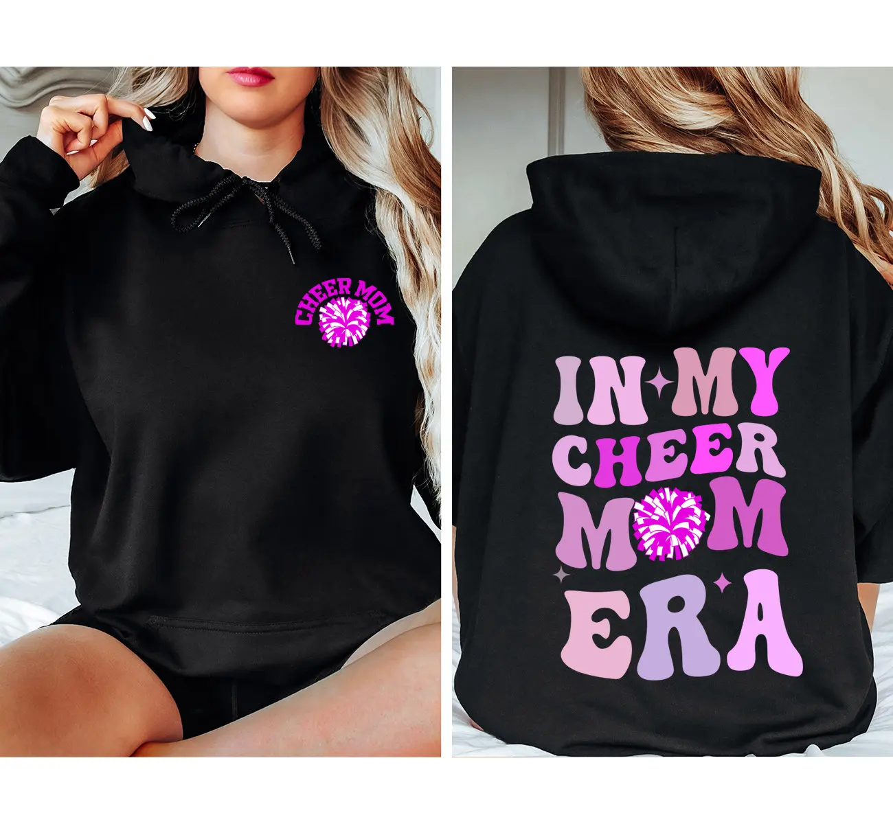 

Cheer Mom Era Hoodie Men's and Women's Long Sleeve Sweatshirt Pullover Y2k Tops Fashion Autumn and Winter Clothing Hoodies