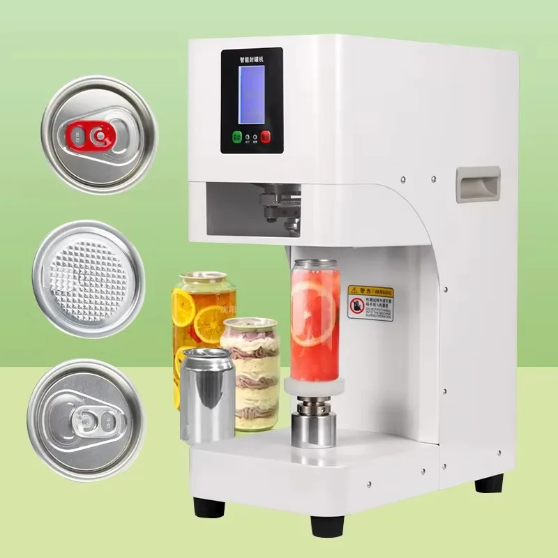 

Fully Automatic Soda Tin Can Sealing Seamer Machine Bubble Tea Can Packaging with Electric Driven Paper Factory Manufacturer