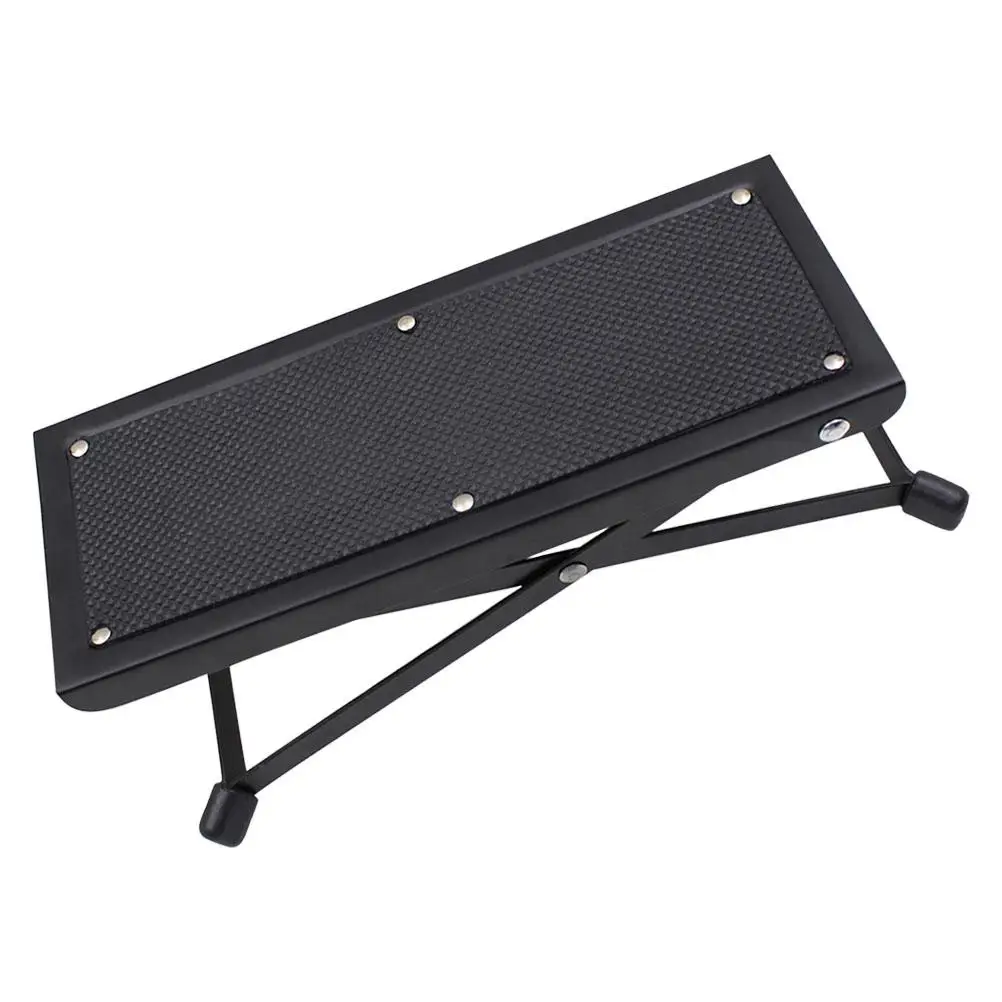 

Guitar Foot Stool Foldable Durable Heavy Duty Guitar Accessories Adjustable Height Comfortable Sessions guitarist foot musician