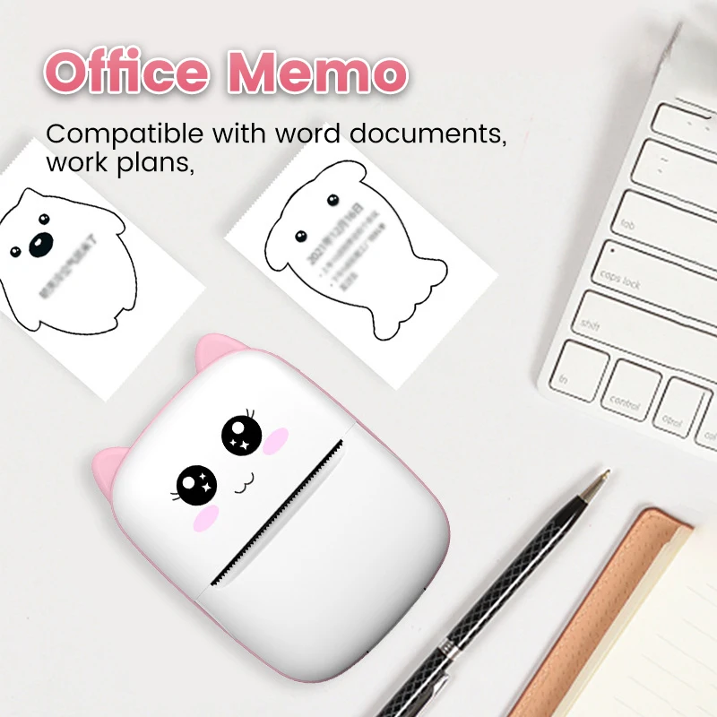 Olaf Draagbare Mini Printer Label Printers Sticker Draadloze Inktloze Zelfklevende Thermische Printer Impresora Portátil Android Ios