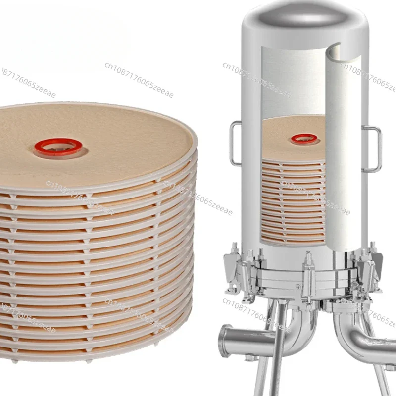 10 Inch Stack Disc Filter Lenticular Filter Clarification and Polishing Filter Wine Trap and Fine Filtration