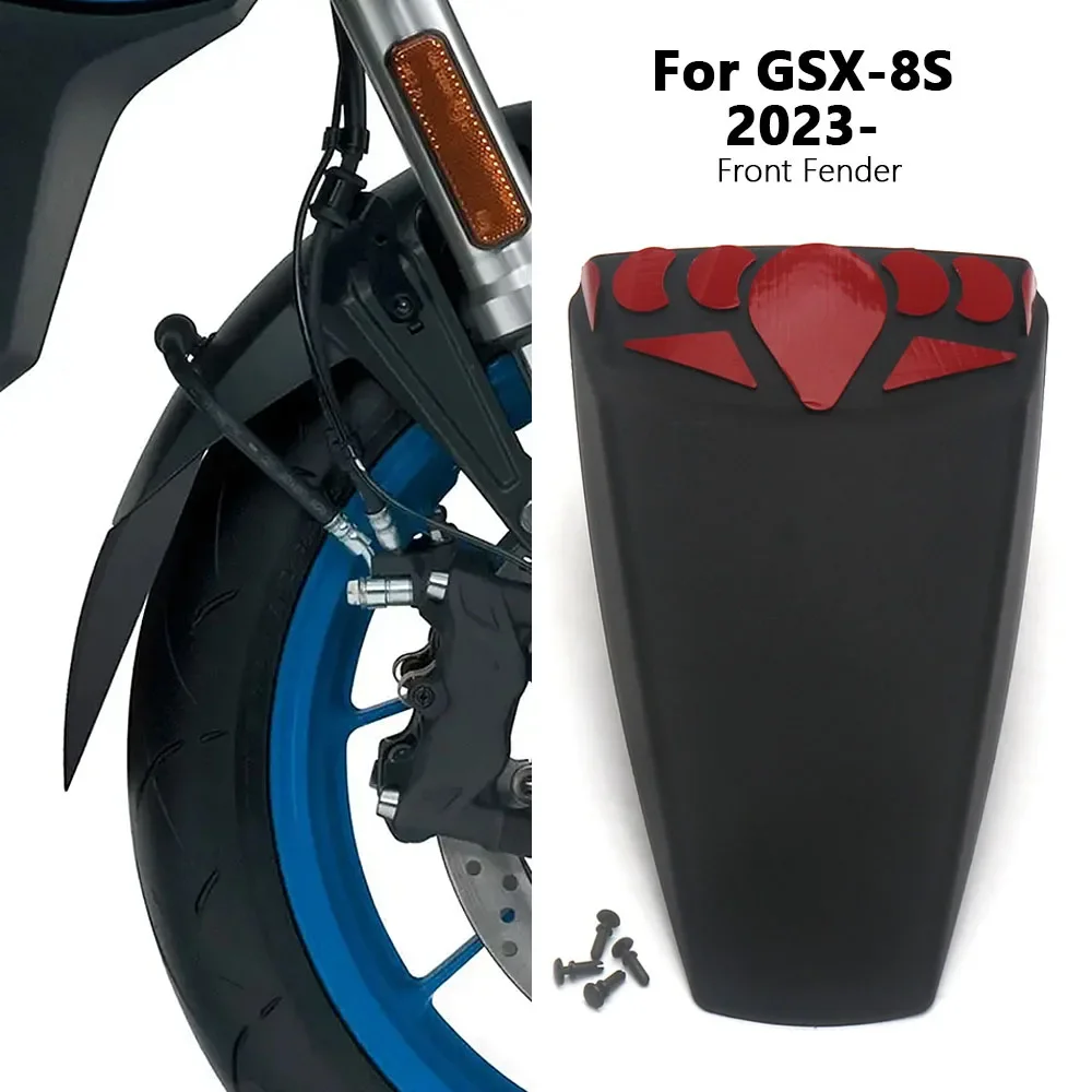 

Motorcycle Accessories Front Fender Mudguard Rear Splash-proof Extension Guard For Suzuki GSX8S GSX 8S GSX-8S 2023 2024