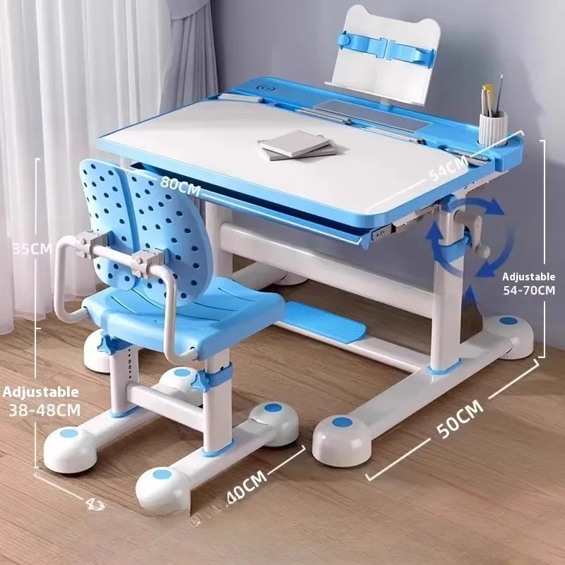 مكتب غرفة الأطفال الابتدائية الصغيرة للأطفال مجموعة كراسي طاولات أثاث اللوازم المدرسية دراسة الفصول الدراسية للطلاب #2