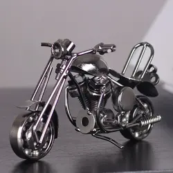 Artesanía creativa de Metal, modelo de motocicleta, Mini vehículos de Motor, artesanía de Metal fundido a presión, los mejores regalos de colección, modelo de decoración, artesanías