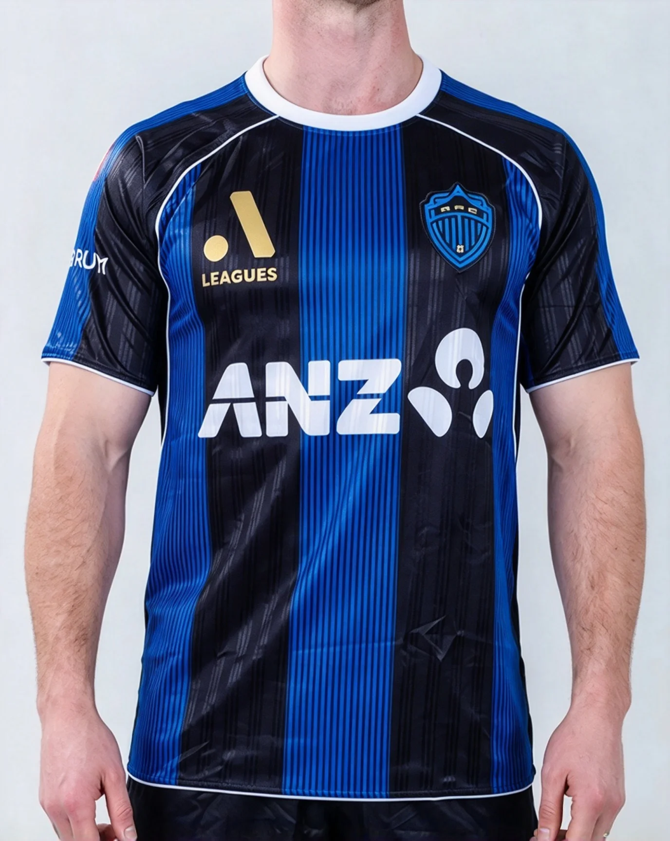 Auckland FC Jersey 2026 2027 Blue Black Stripe Football Shirt Family Matching Outfits Summer Soccer T-Shirt Adults Kids Clothes
