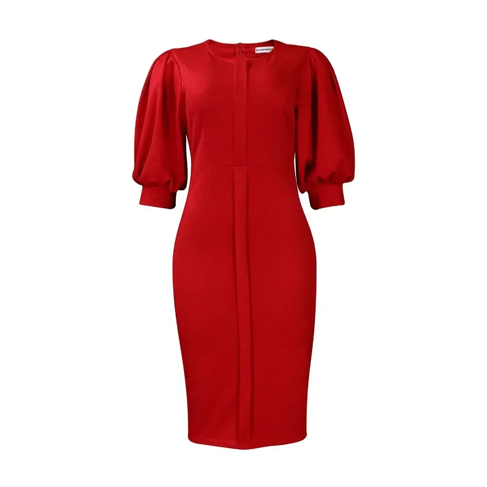 2024, африканские облегающие платья для женщин, летние элегантные африканские платья миди с короткими рукавами из полиэстера, зеленые, красные, черные, белые платья