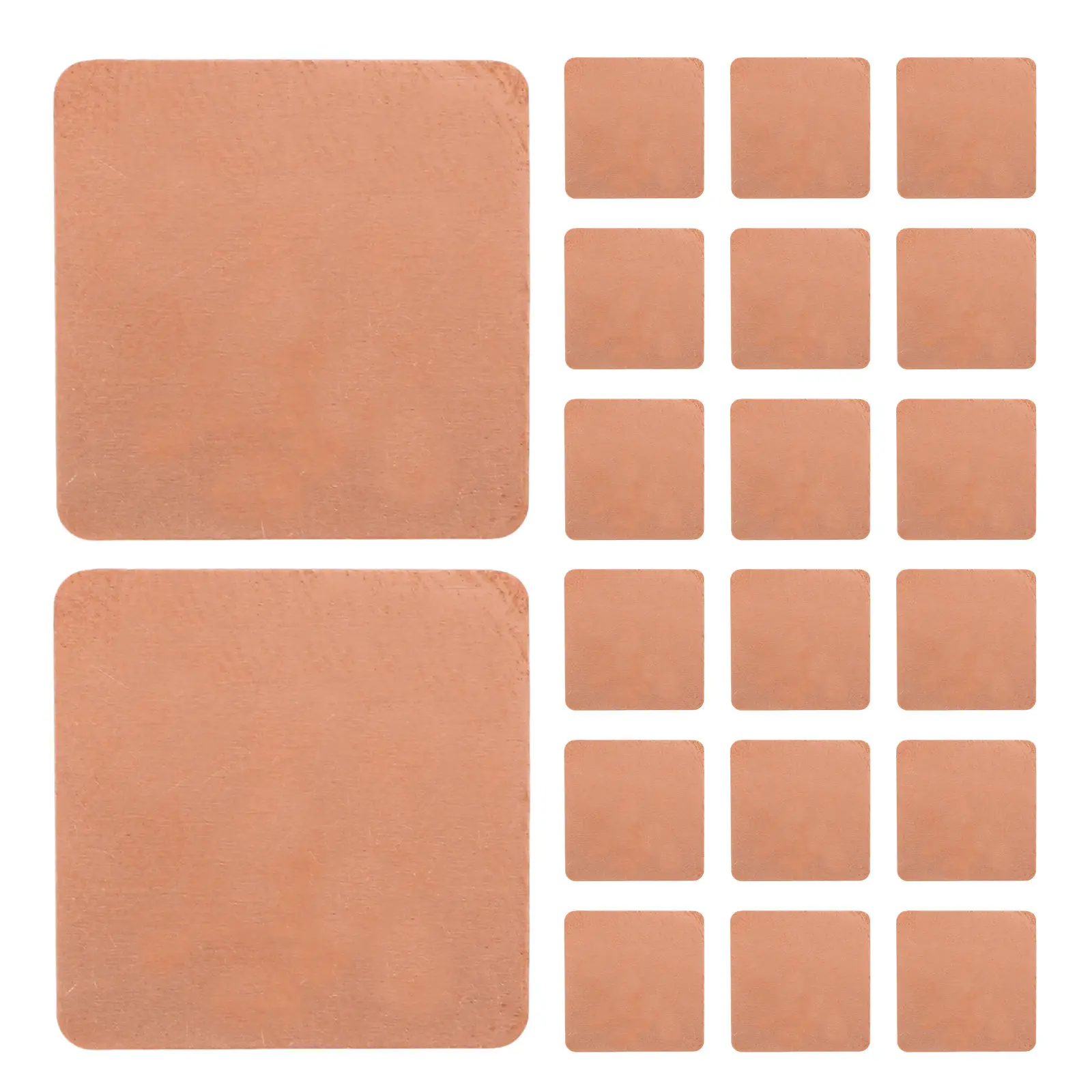 

20Pcs Heat Dissipation Copper Sheets Ultrathin Efficient Thermal Conductive Plates for Mobile Phone Computer Graphics Card