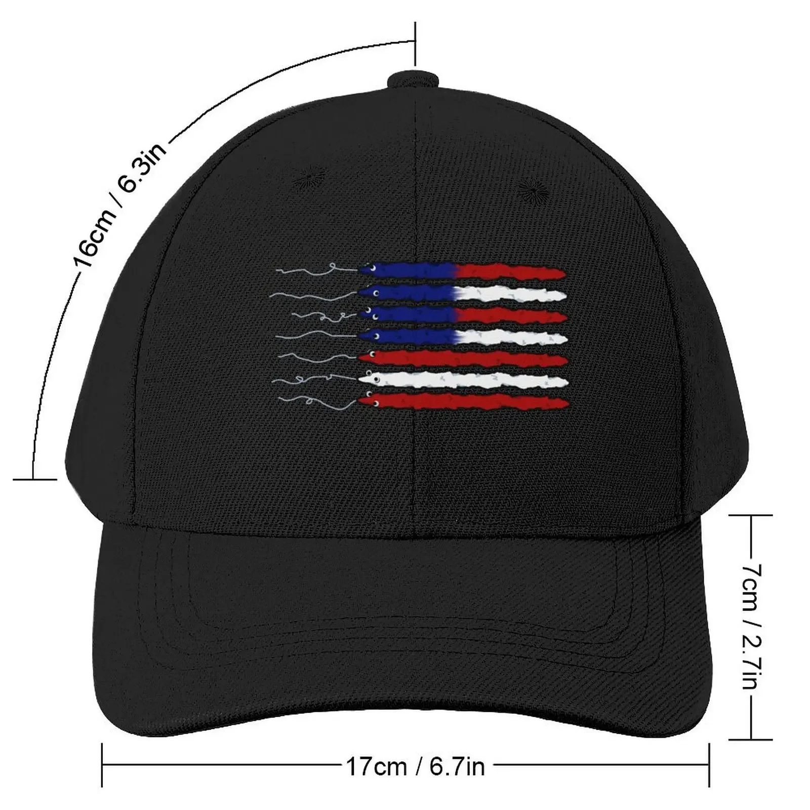 Happy Fourth of July from worms on a string Baseball Cap Uv Protection Solar Hat Luxury Brand Beach Bag Ladies Men's