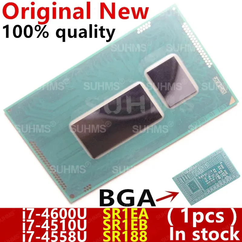 100% New SR1EA i7-4600U SR1EB i7-4510U SR188 i7-4558U BGA