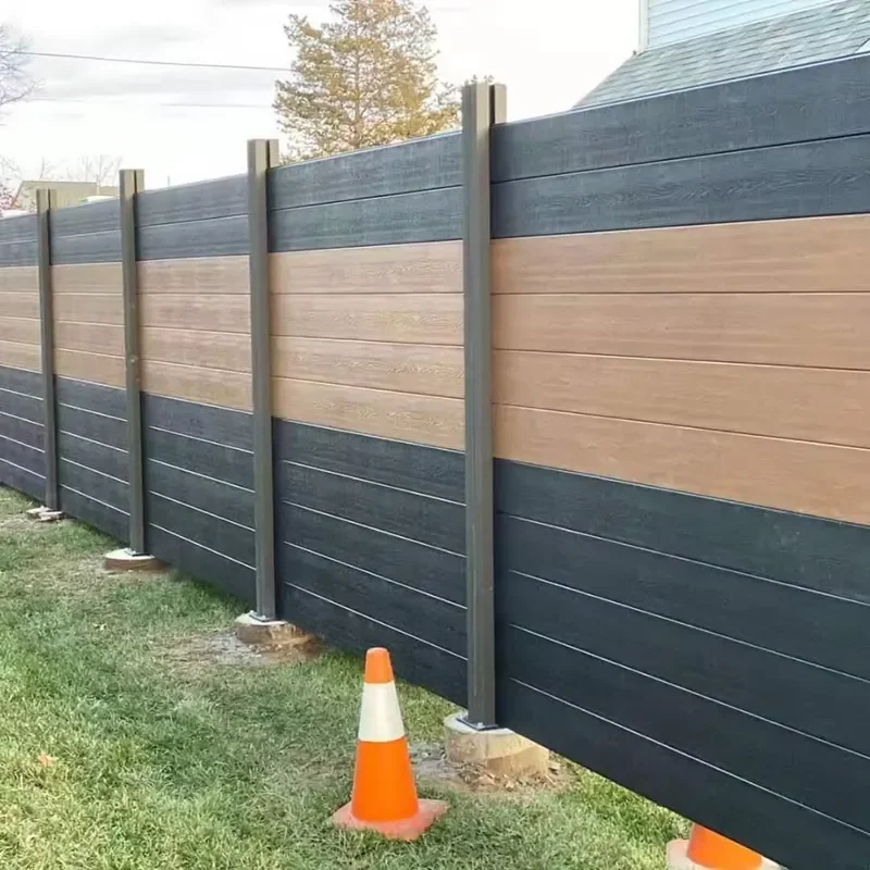 Wood Plastic Composite Outdoor Wood Garden Wall Panel Wpc Boards Fencing Easy Install Privacy Decking Wpc Fence Panels