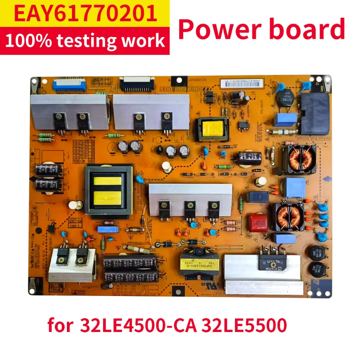 

Original Power Supply Board EAY61770201 LGP3237-10Y is for 32 Inch 32LE4500 32LE5500 32LE3300 32LE4508 32LE4900 LCD TV Supply