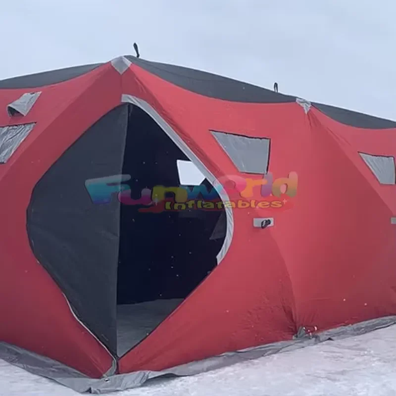 STLF Outdoor ice fishing tent 6 person camping thickening walls extra large pop up insulated cold proof carp winter
