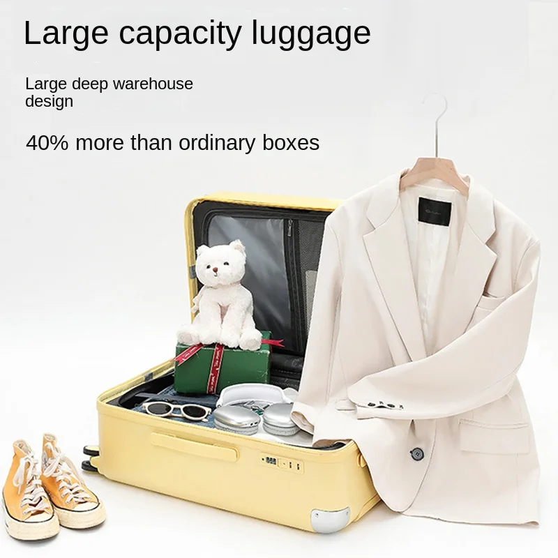 Mala multifuncional de grande capacidade com senha de 26 polegadas e mala de cabine de 20 polegadas para homens e mulheres