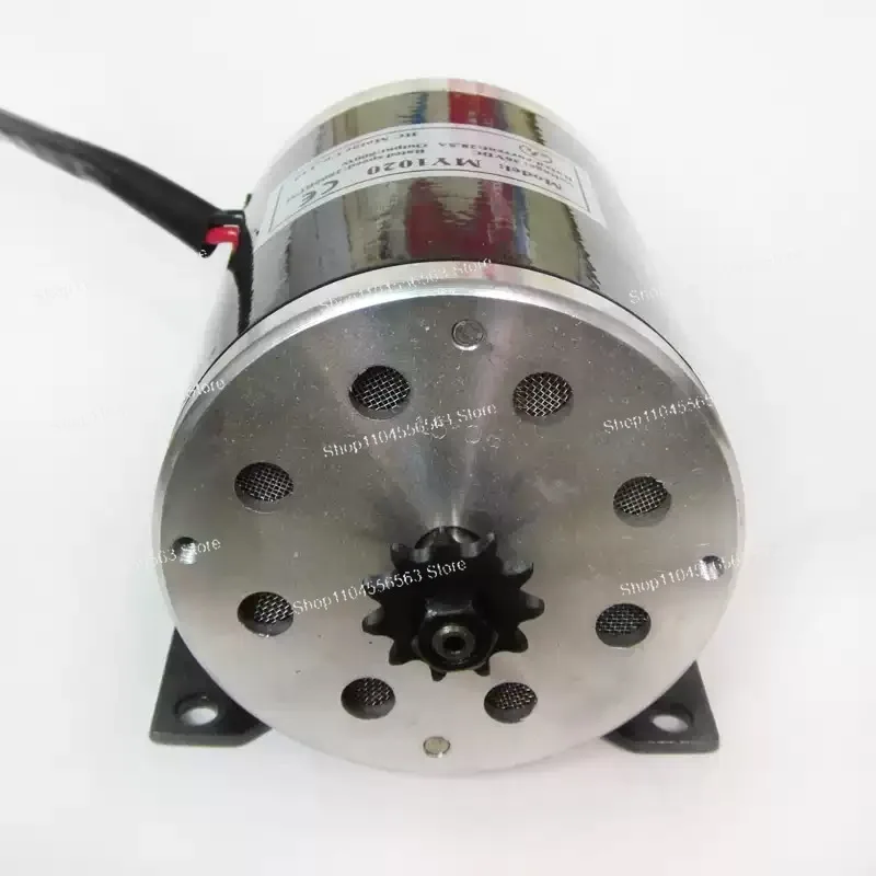 محرك فرشاة عالي السرعة MY1020 - 36 فولت/1000 وات و48 فولت/1000 وات، 3000 دورة في الدقيقة للدراجات البخارية