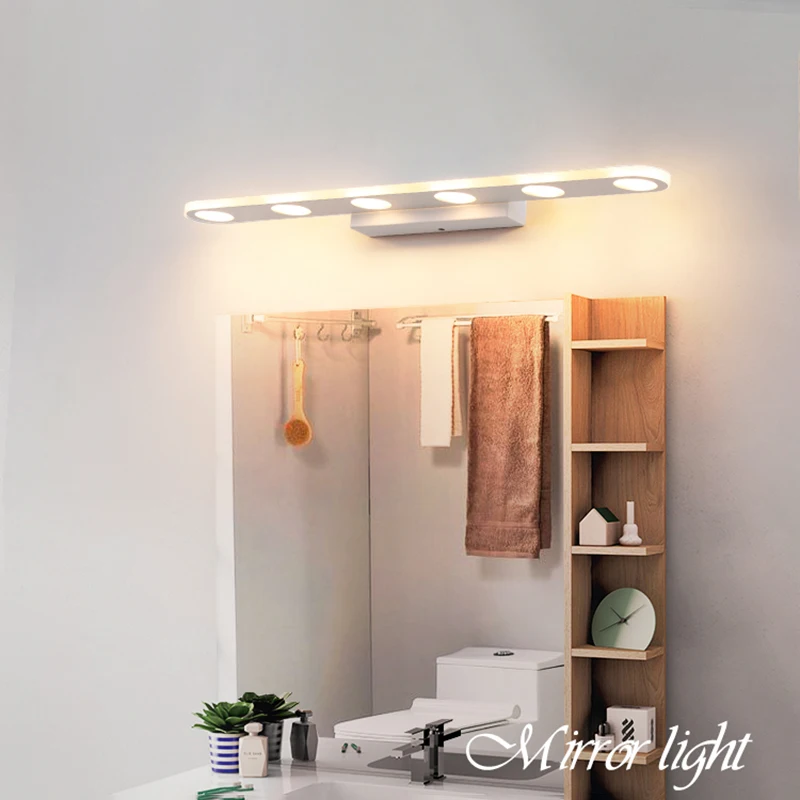 LED Wall Lamp Bathroom Bedroom Vanity Light 40cm 58cm 80cm 100cm Indoor Home Modern Wall Sconces Mirror Wall Light Fixtures