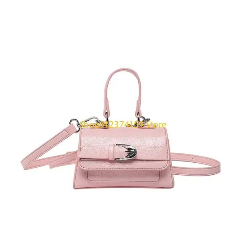 

G5AE Women’s Fashion Square Shoulder Purse PU Small Crossbody Bag With Metal Hardware