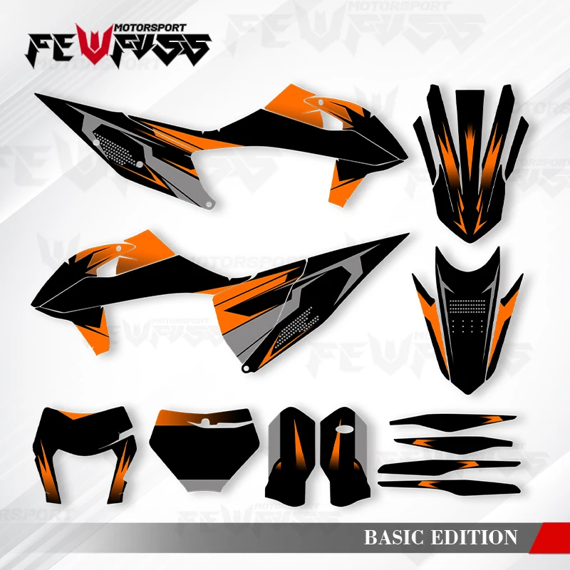 

Графические наклейки Fewfuss, наклейки для мотоцикла, фон на заказ для KTM SX SXF XC XCF 2019-2022 EXC EXCF XCW 2020-2023 004