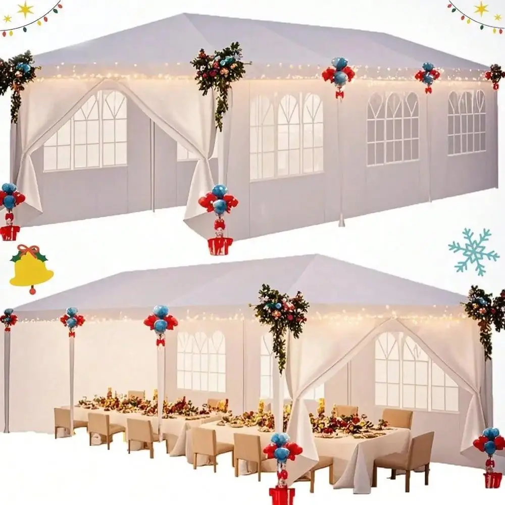 

10x20 10x30 Party Tent Outdoor Canopy Tent With Removable Sidewalls, Waterproof Party Tents For Parties,Wedding Events,BBQ