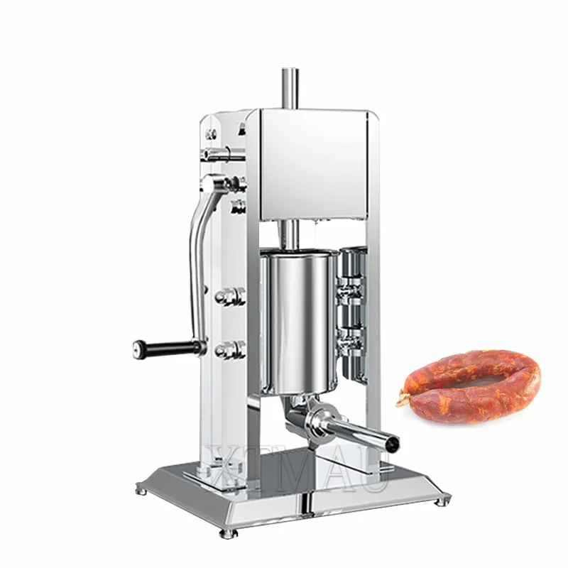 Sausage Stuffer Housemade Vertical Manual Stainless Steel Machine Sausage Maker Filling Sausage Meat Maker