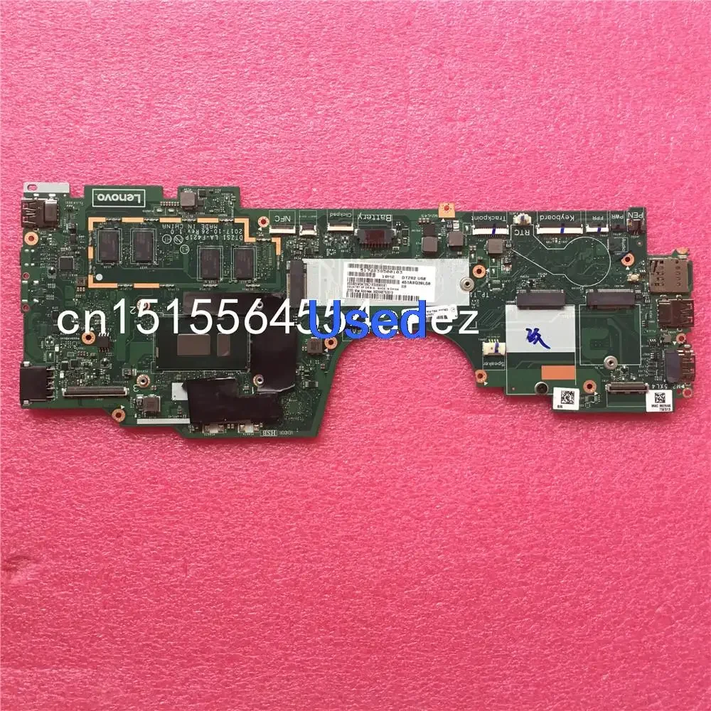 

Используется для Lenovo ThinkPad Yoga X380, материнская плата для ноутбука i5-8350U UMA 8 ГБ 02DA016