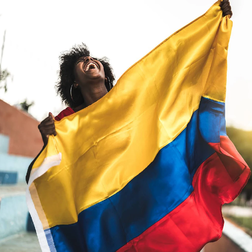 Colombia Flag 90x150cm Co Col Colombia Colombian Flag Polyester Flag Indoor Outdoor Home Decoration Banner