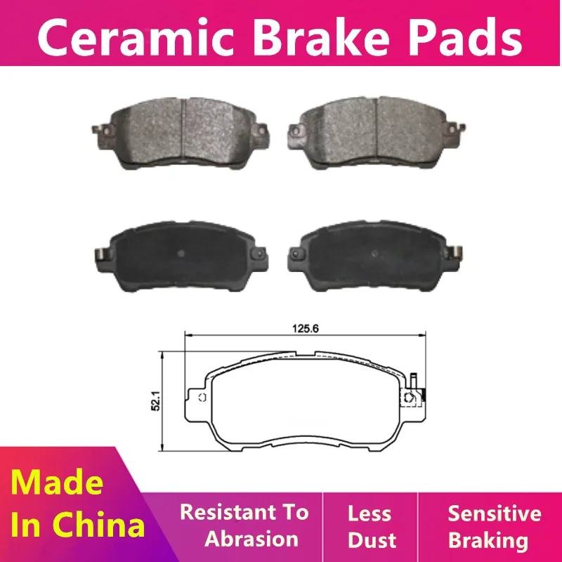 04465WB001 For Scion Ia Toyota Yaris R / Ia Front Brake Pads/Auto Parts-08029