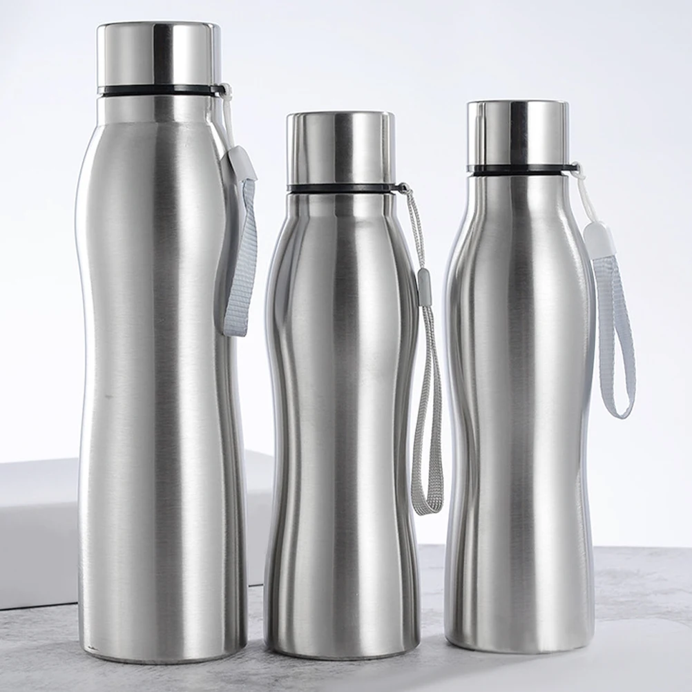 

1000ML Large Capacity Stainless Steel Water Bottle Sports Outdoor Travel Flask Lidded Drink Container for Hiking Gym Home