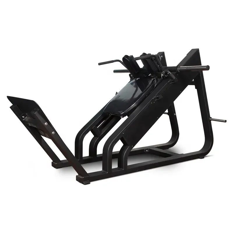 Commercial Gym Fitness Equipment Home Sport Leg Hack Slide Strength Training Hack Squat and Leg Press Machine