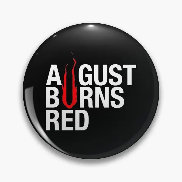 August Burns Red T Shirt  Soft Button Pin Decor Clothes Funny Lover Brooch Metal Creative Women Gift Collar Badge Jewelry