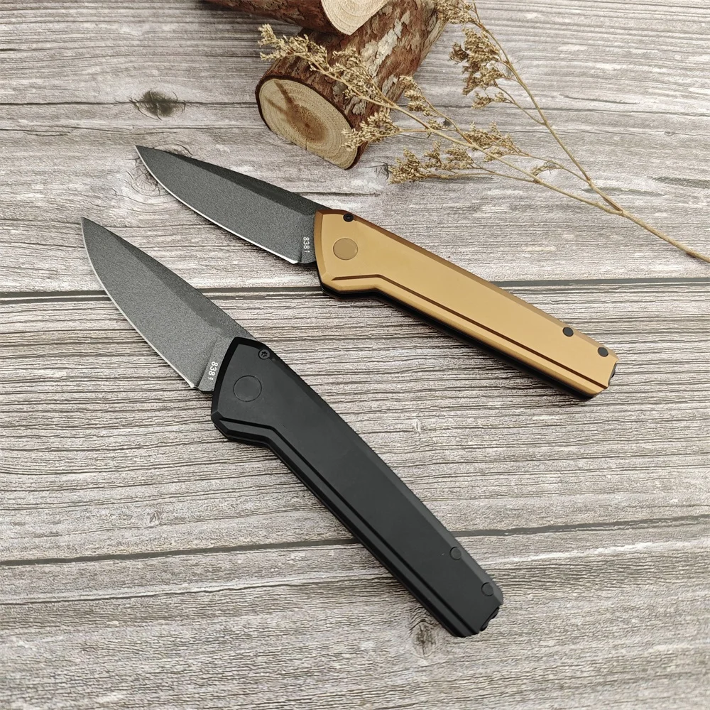 High Quality 838 Deploy Folding Utility Knife 440C Blade T6 Aluminum Handle Camping Tactical Knives Military Rescue Tool