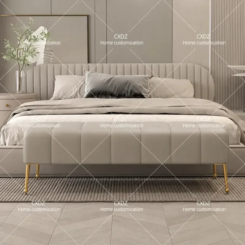 Light Luxury Bedside Stool Bedroom Clothes Storage Bench Sofa End Table Home Shoe Changing Seat for Cloakroom Living