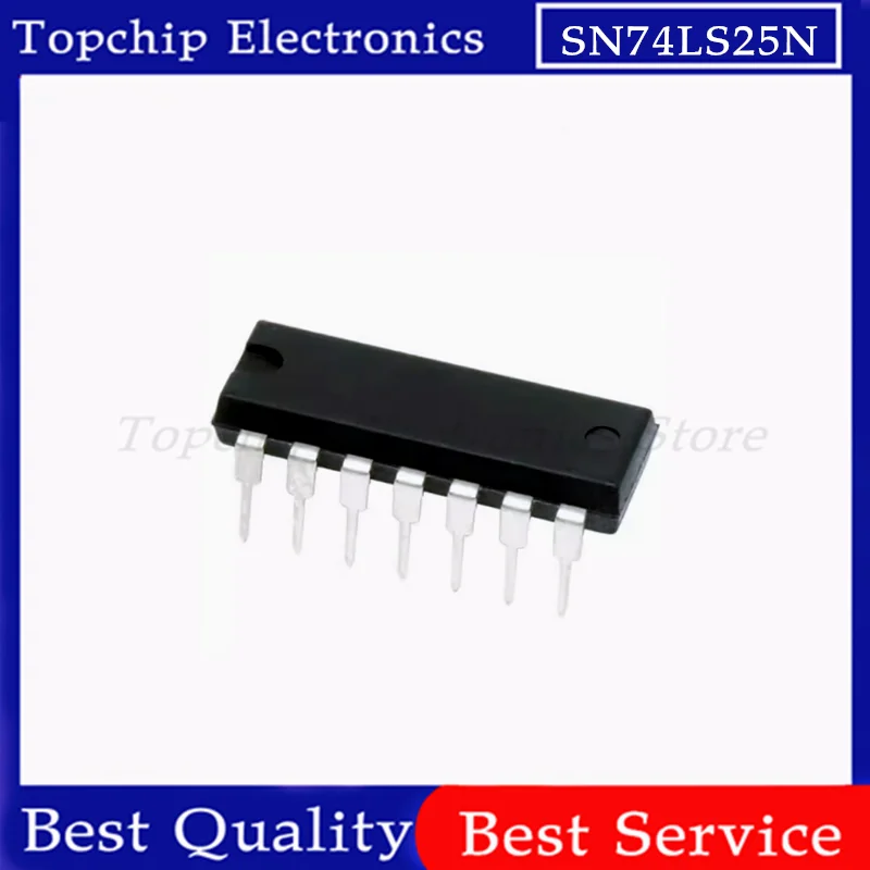 10pcs SN74LS25N 74LS25 HD74LS25P DIP-14 16-line demultiplexer