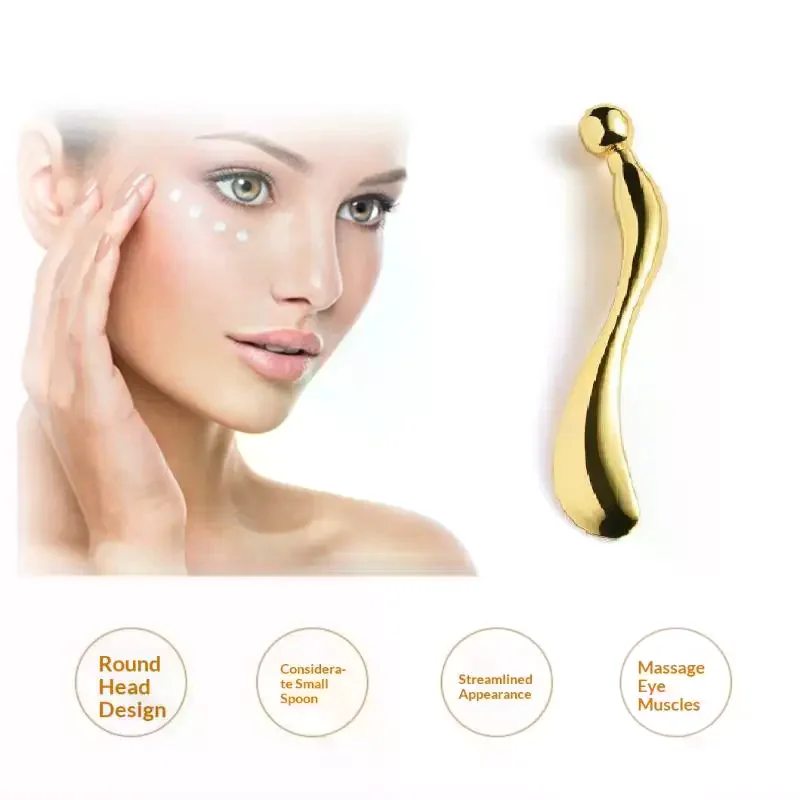 Mini masajeador de ojos, crema de ojos portátil, palo de masaje, alivio de la fatiga antiarrugas, bolsa para eliminar los ojos, herramientas para el cuidado de los ojos en círculo oscuro