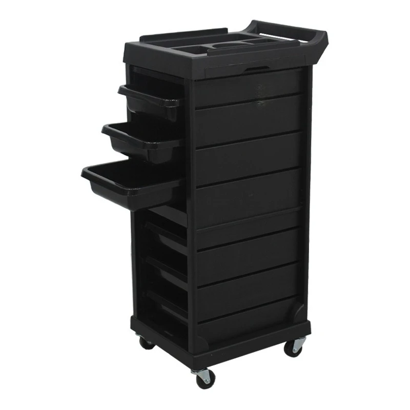 Barber Shop Tool Cabinet Cart Hair Salon Beauty Cart Perm Dyeing Bar Cart Hair Tool Storage Shelf