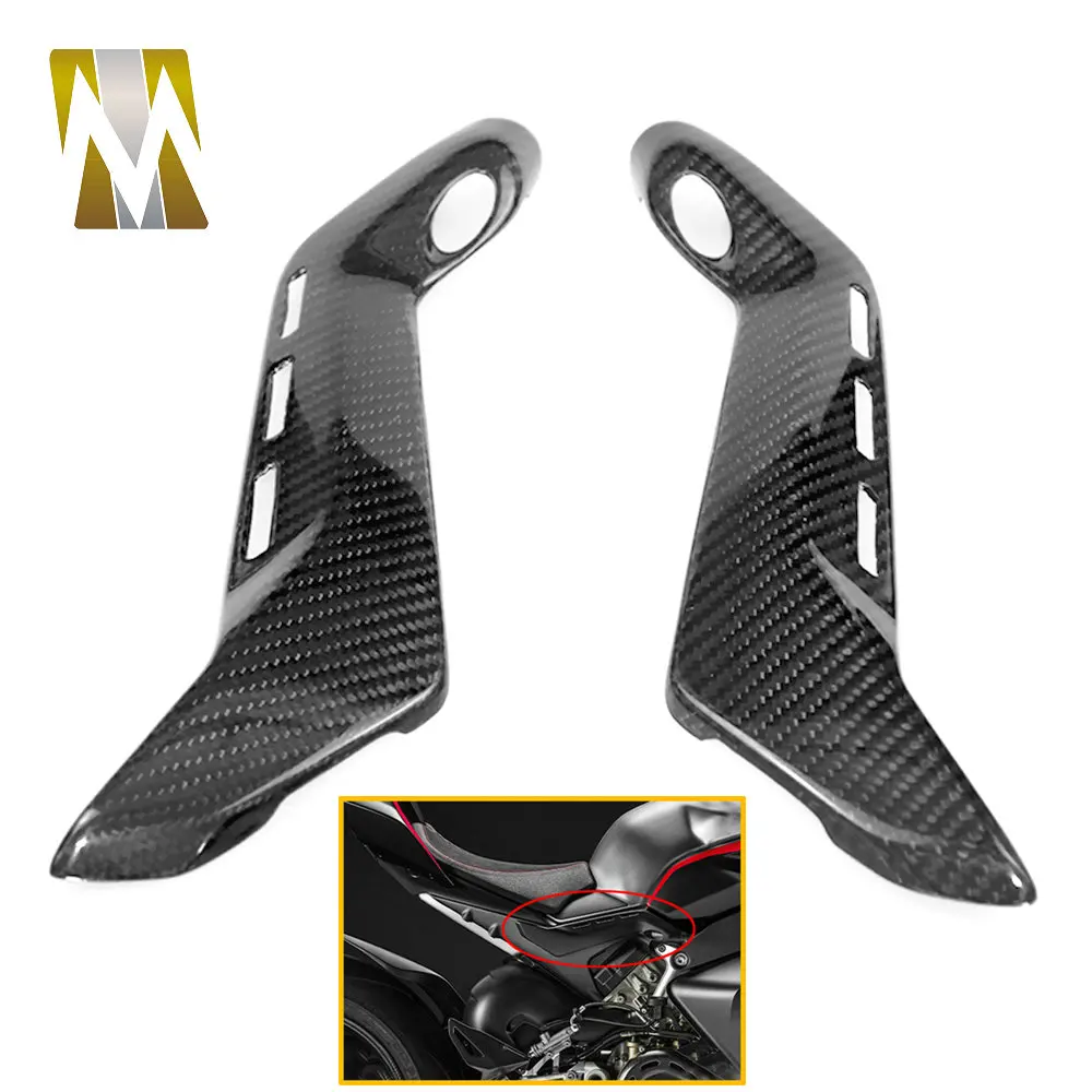 

For Ducati Panigale V4 V4S 2018 2019 2020 Motorcycle Carbon Fiber Seat Side Cover Fairing Sub Frame Covers Panels Protector