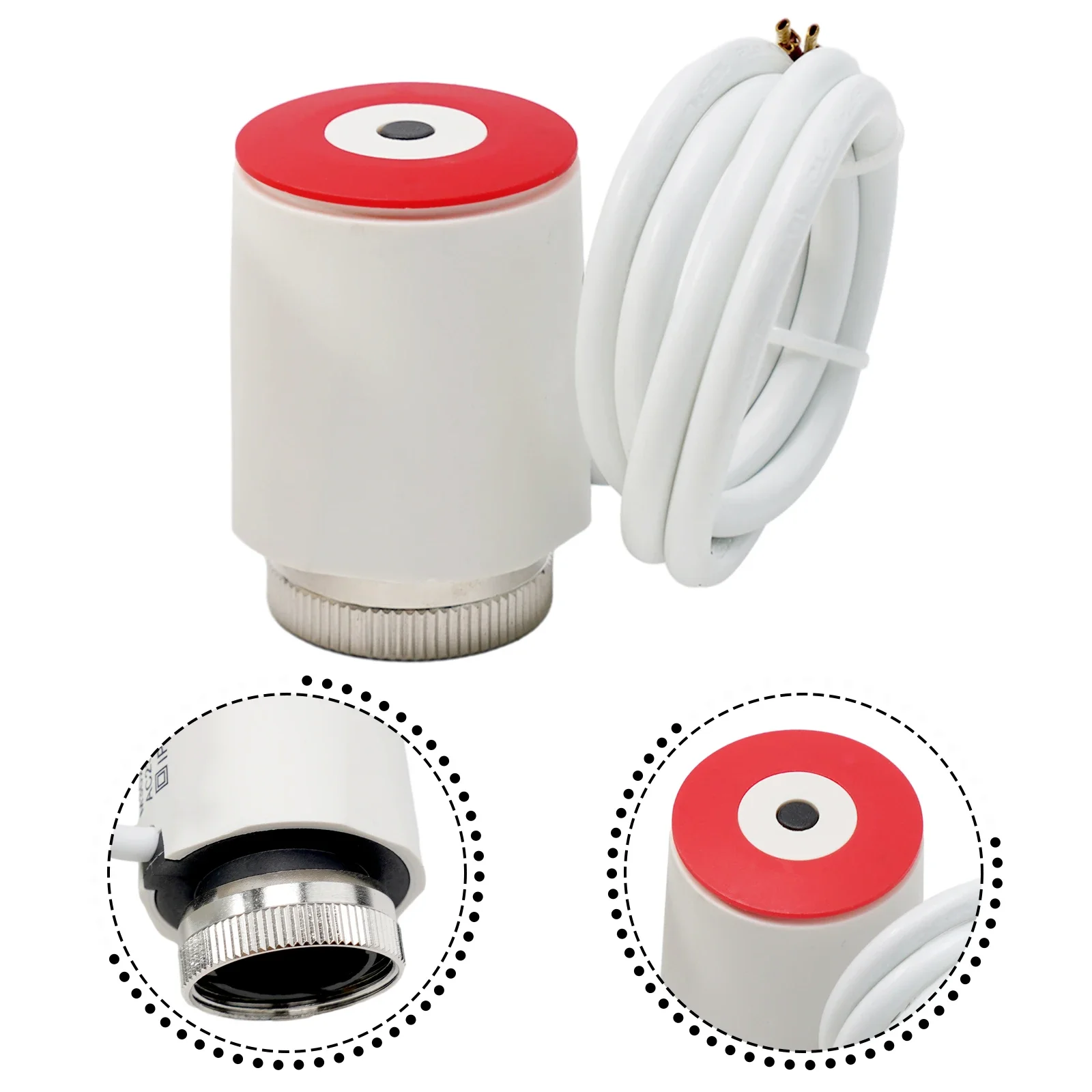 

Электрический термопривод переменного тока, 1 шт., клапан привода нагрева для системы клапанов радиатора с подогревом пола, электротермический привод