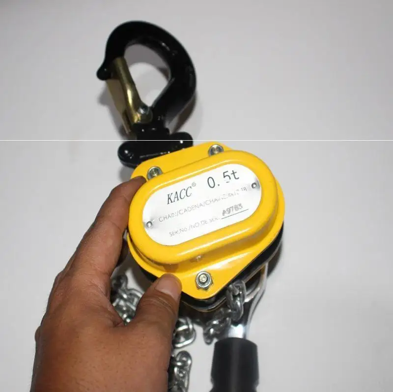 Nuovi paranchi elettrici portatili Paranco a catena Trapano a batteria Verricello con 1.5M/3M Chian 0.25T/0.5T/0.75T