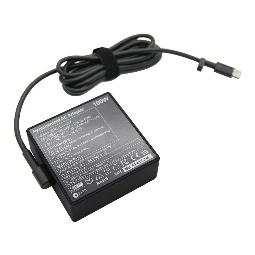 A20-100P1A Laptop Adapter for ASUS ROG Zephyru 100W 20V 5A Type-C Charger GV301QH G533QM GA401QE GA401QM GA503QM GA551QS GX703HS